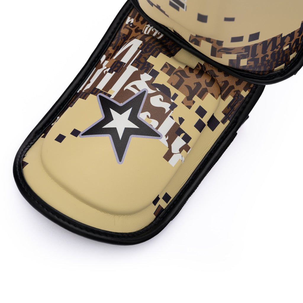 Thai Camo Shin Guards - Desert