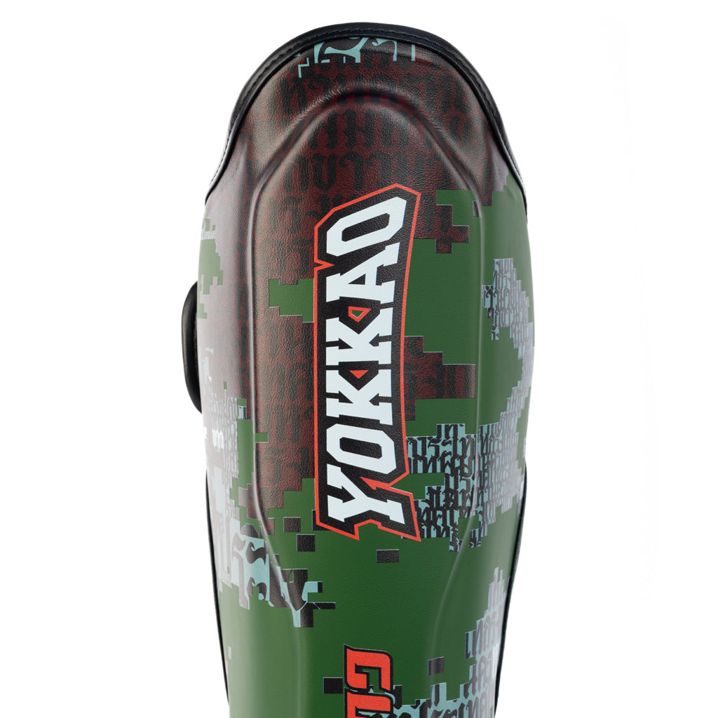 Thai Camo Shin Guards - Forest