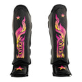 The Flame Shin Guards - Black