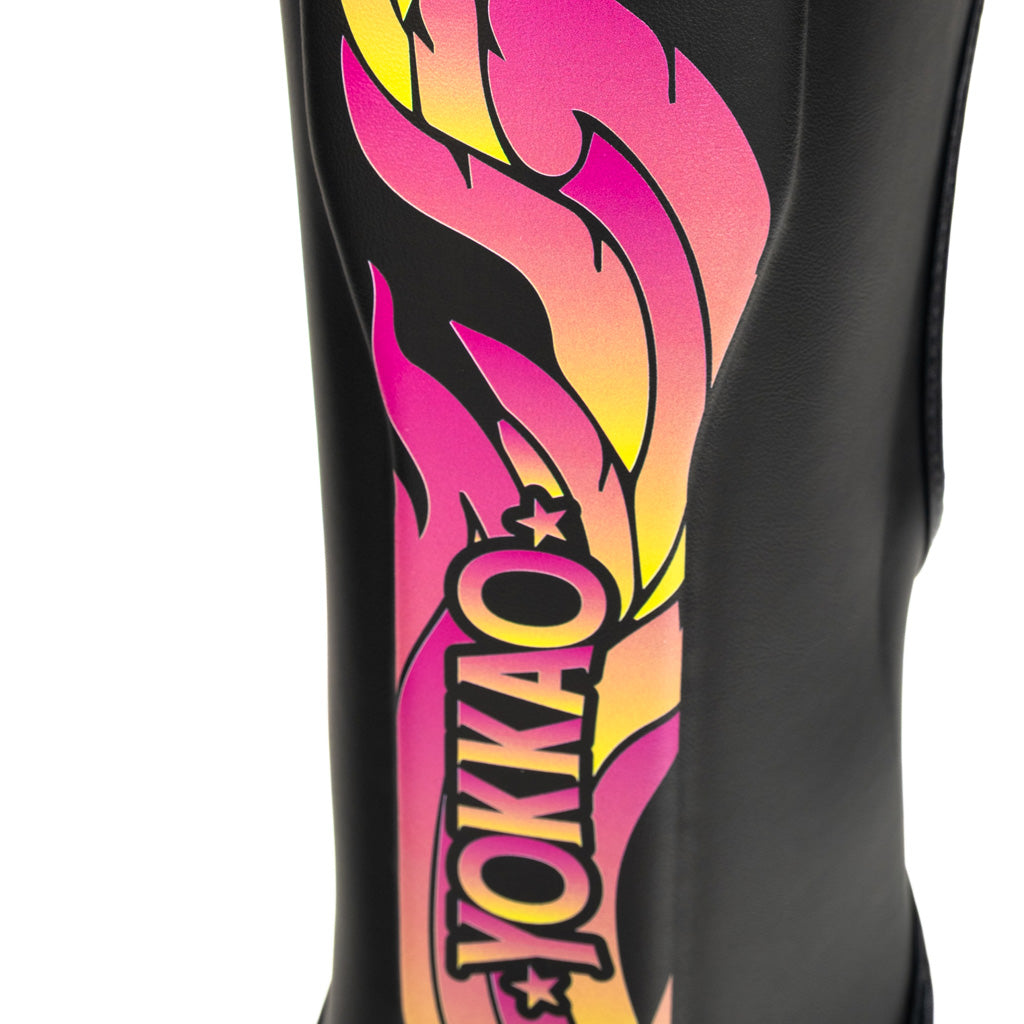 The Flame Shin Guards - Black