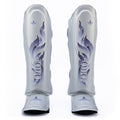 The Flame Shin Guards - Silver