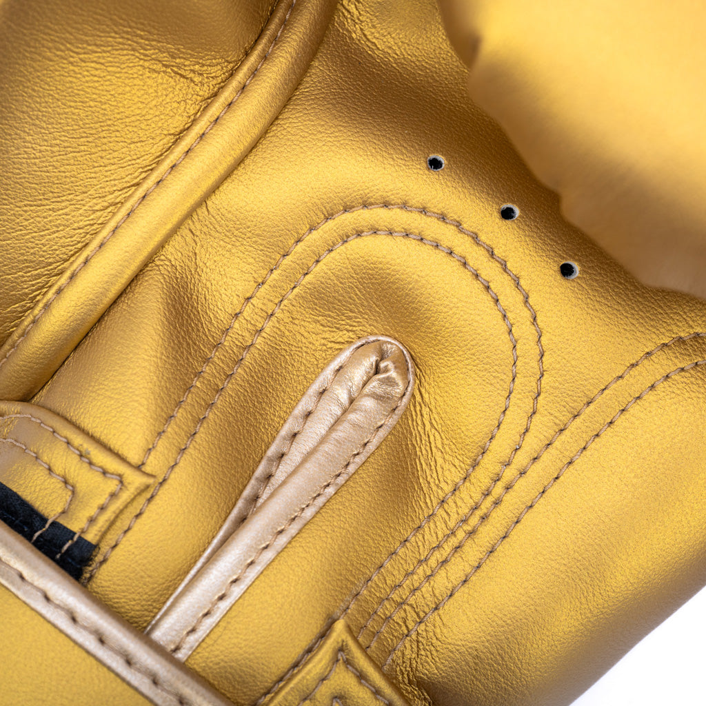 The Flame Boxing Gloves - Gold